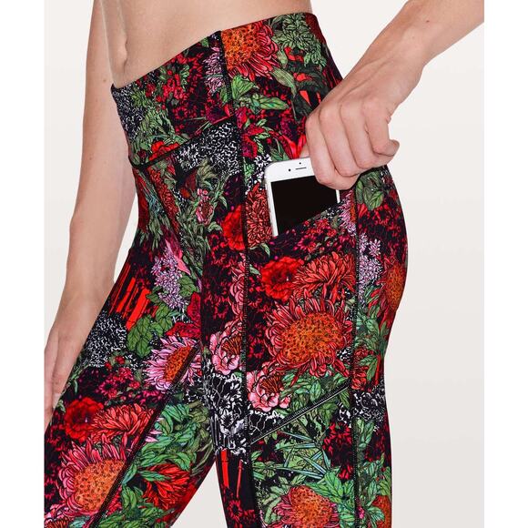 Lululemon Speed Up Tight Full-On Luxtreme 28 in. Zen Garden Multi 4 Run Train - Picture 3 of 9